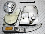 79 Harley-davidson Hd XL1000 Oem Misc. Metal Gaurds Chain & Gague Mount. Fixed Price $79.99.